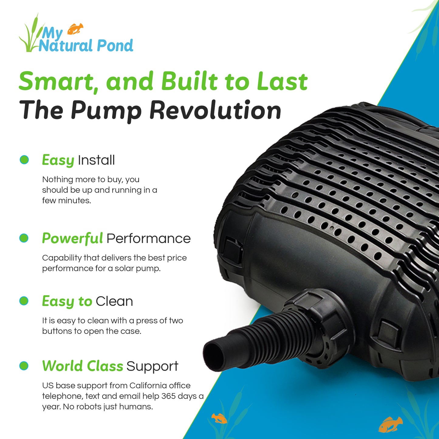 Solar Powered Waterfall Pond Pumps Kits choice of three models
