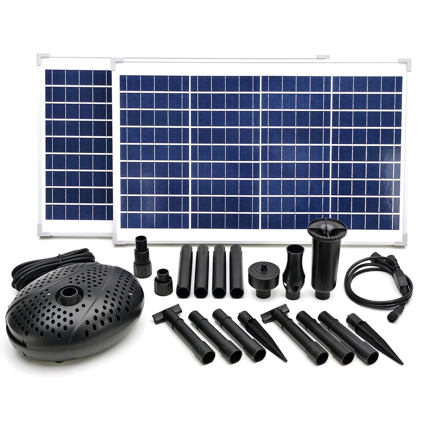 Powerful Solar Pond Pump/Fountain Kit Two Models 70W and 100W