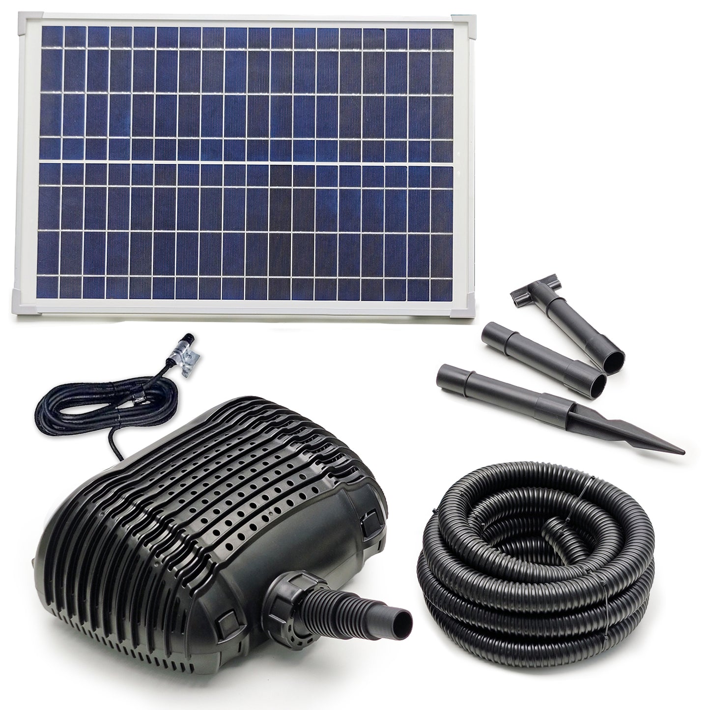 MNP  SP100 100W Powerful Solar Pond Pump Kit 1,268 GPH OPEN BOX RETURN