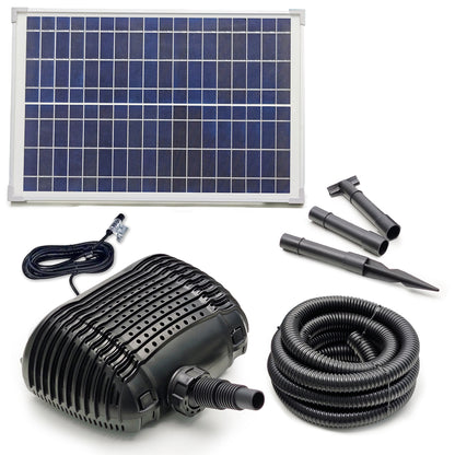 MNP SP25 25W Solar Powered Pond Pump Max 698 GPH Open Box Return