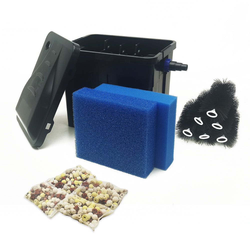 MNP FB100 Pond Filter Box for use with all our solar waterfall pond pump kits