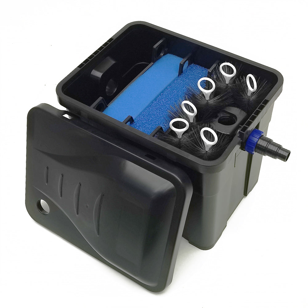 MNP FB100 Pond Filter Box for use with all our solar waterfall pond pu ...